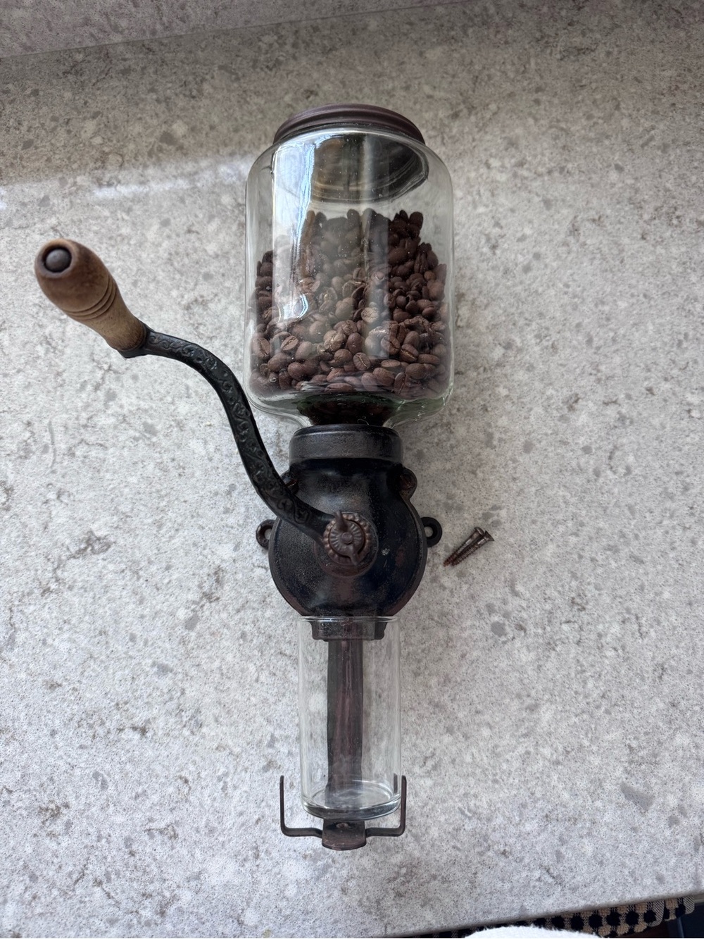 Arcade Vintage Wall-Mount Coffee Grinder